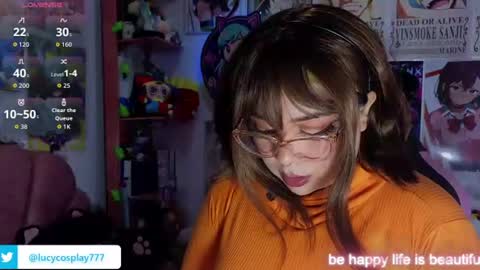 Lucycosplay777 online show from July 6, 2026, 2:25 pm