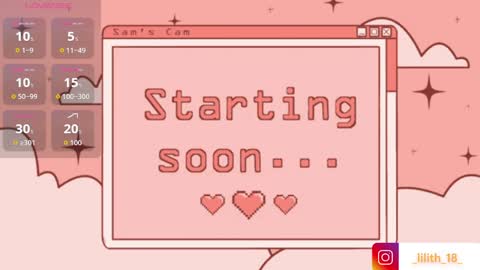 Lili  online show from May 29, 2026, 7:01 pm