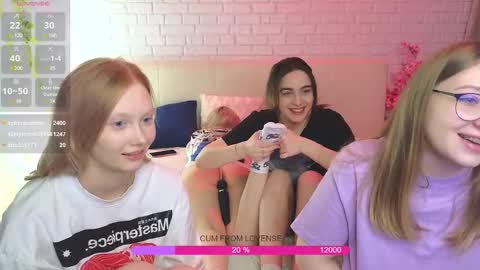Merlizz Eva Jane Mila Nicole  left to right  online show from February 25, 2025, 5:41 am