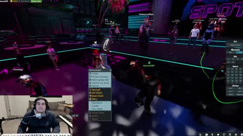 Snapshot of aaroleplayer chatting on December 21, 2024, 2:09 am Aaron online show from December 21, 2024, 2:09 am