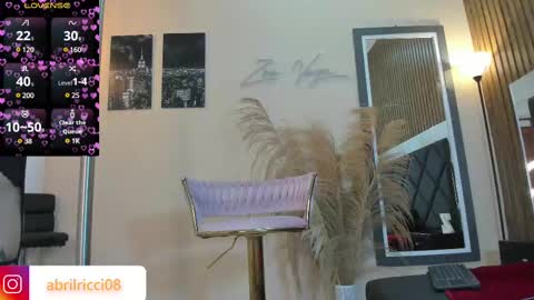 Abril  online show from February 24, 2025, 3:23 am