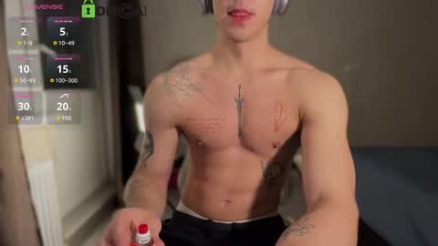 Snapshot of adampolerno chatting on March 13, 2026, 11:55 pm Hi Im Adam Glad to see u here 3 And its my first day online show from March 13, 2026, 11:55 pm