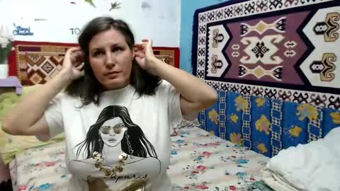 Snapshot of adelineblueeyes chatting on October 12, 2025, 9:41 am Larisa online show from October 12, 2025, 9:41 am