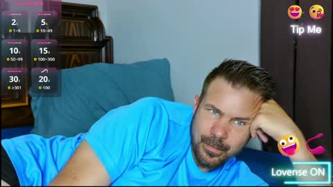 Snapshot of ahardman10 chatting on May 18, 2026, 1:35 am Blue Eyed Handsome Man online show from May 18, 2026, 1:35 am
