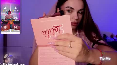 Snapshot of alexaaimee chatting on October 9, 2025, 7:56 pm Alexa online show from October 9, 2025, 7:56 pm