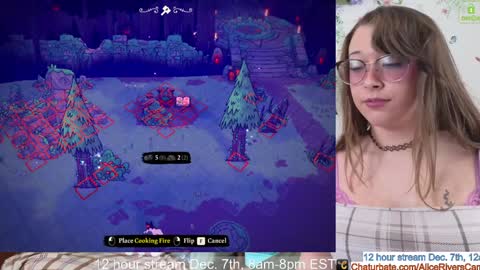 Snapshot of aliceriverscam chatting on December 7, 2024, 4:47 pm Alice Rivers ---- Enter my public Discord-  online show from December 7, 2024, 4:47 pm