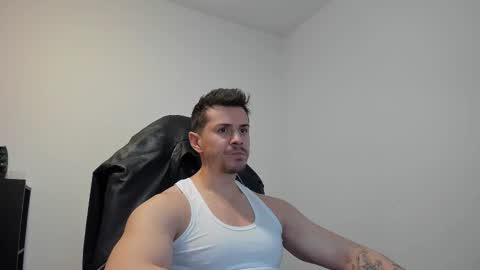 Snapshot of alphagodleatherking92 chatting on October 8, 2025, 7:50 am LeatherMaster online show from October 8, 2025, 7:50 am