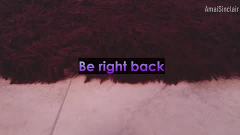 Amai  Sinclair  online show from November 3, 2025, 6:03 am