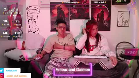 AMBAR AND DAIMON online show from September 24, 2025, 6:39 am
