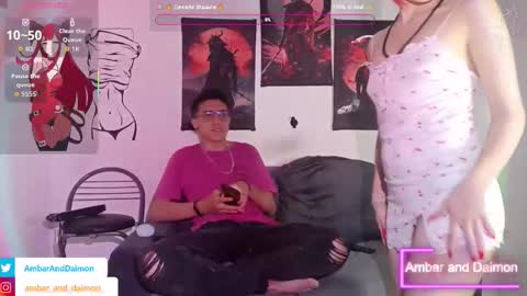 AMBAR AND DAIMON online show from October 21, 2025, 4:13 am