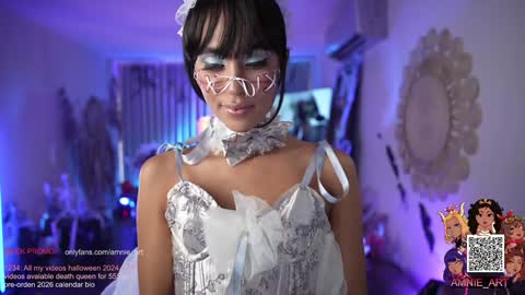 Snapshot of amnie_ chatting on October 31, 2025, 7:15 pm RETURN 30TH  100 explicit on  online show from October 31, 2025, 7:15 pm