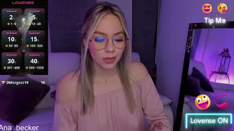 Snapshot of ana_becker1 chatting on March 14, 2026, 9:04 am Ana online show from March 14, 2026, 9:04 am