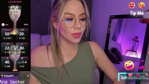 Snapshot of ana_becker1 chatting on March 16, 2026, 5:24 am Ana online show from March 16, 2026, 5:24 am