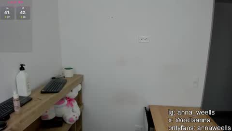 Snapshot of anna_wells chatting on August 4, 2026, 11:02 am Anna Weells online show from August 4, 2026, 11:02 am