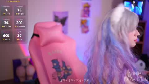 Snapshot of annie_may_may chatting on January 25, 2025, 2:25 pm Annie May   online show from January 25, 2025, 2:25 pm