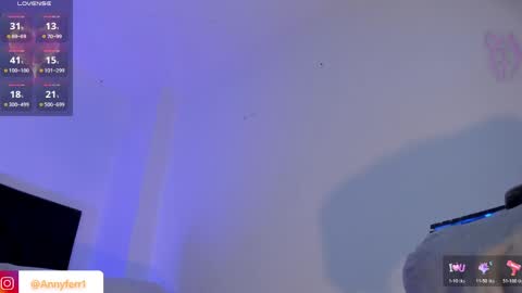 Snapshot of anny_ferrer1 chatting on June 8, 2026, 7:03 pm Hello Open Pvt Moans from lovense Tell me Fav 14 34 69 Especial level 34 online show from June 8, 2026, 7:03 pm