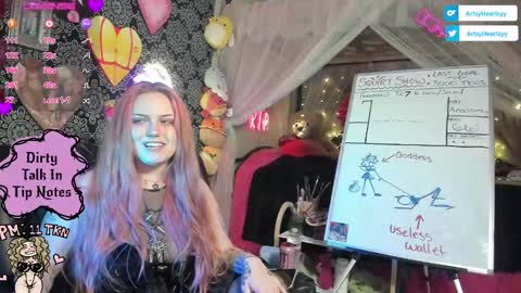 ArtsyHeartsyy online show from September 20, 2025, 12:55 am