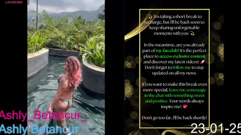 Ashly Betancur  online show from January 24, 2025, 4:16 am