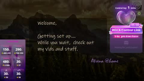 Atrena online show from April 24, 2026, 1:19 am
