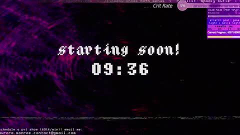 Aurora  Aura online show from January 26, 2025, 12:37 am