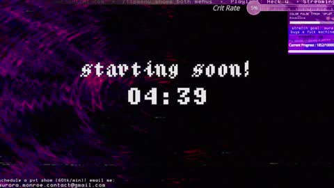 Aurora  Aura online show from February 3, 2025, 1:41 am
