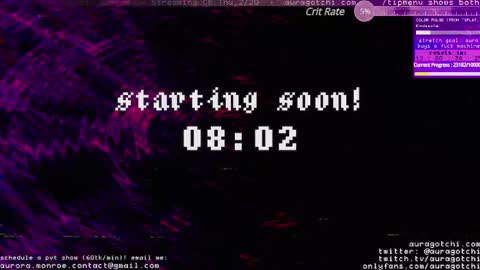 Aurora  Aura online show from February 17, 2025, 4:20 am