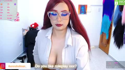 Snapshot of aurorahoffman chatting on May 13, 2026, 8:16 pm Aurora online show from May 13, 2026, 8:16 pm