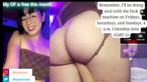 Snapshot of baby_alexx chatting on October 15, 2025, 3:34 pm Alexandra followme on instragram abyalexand online show from October 15, 2025, 3:34 pm