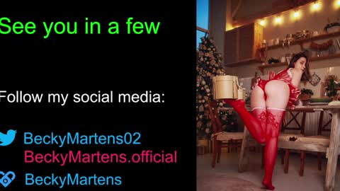 BeckyMartens come join me on    while im offline here  online show from January 4, 2025, 1:21 am