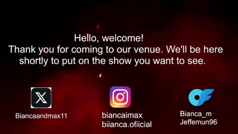 bianca and maxwell online show from June 22, 2026, 1:19 pm