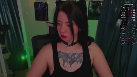 Snapshot of black_kittie_01 chatting on December 18, 2024, 5:10 pm Black Kittie Wednesday - 1300 - 1900 GMT help me get 100 thumbs up online show from December 18, 2024, 5:10 pm