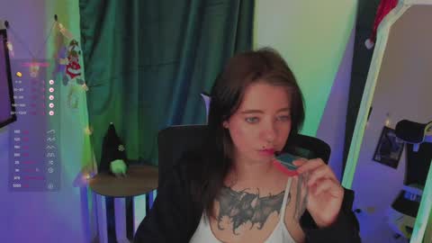 Snapshot of black_kittie_01 chatting on January 21, 2025, 2:59 pm Black Kittie Wednesday - 1300 - 1900 GMT help me get 100 thumbs up online show from January 21, 2025, 2:59 pm