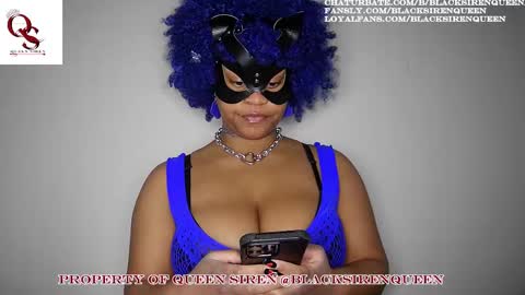 Snapshot of blacksirenqueen chatting on February 12, 2025, 8:50 pm Queen Siren online show from February 12, 2025, 8:50 pm