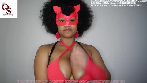 Snapshot of blacksirenqueen chatting on February 19, 2025, 1:08 am Queen Siren online show from February 19, 2025, 1:08 am