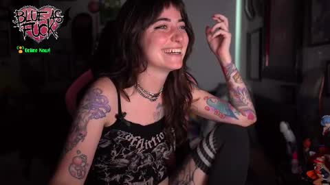 Snapshot of blueasfuck chatting on October 16, 2025, 12:55 am Blue online show from October 16, 2025, 12:55 am