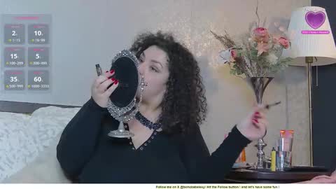 Snapshot of bohobabelexy chatting on October 25, 2025, 12:23 pm BohoBabeLaxy online show from October 25, 2025, 12:23 pm