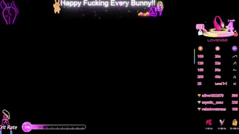 Snapshot of bunnycheekz chatting on February 13, 2025, 1:08 am Tokki bunny online show from February 13, 2025, 1:08 am