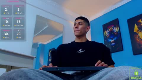 Snapshot of calavalerio chatting on January 18, 2025, 8:09 pm Valerio online show from January 18, 2025, 8:09 pm