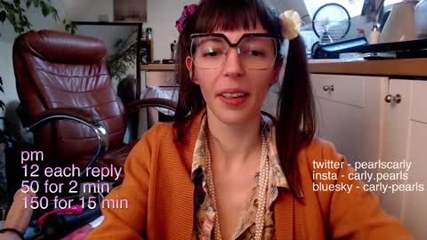 Carly Pearls online show from March 2, 2025, 4:21 pm