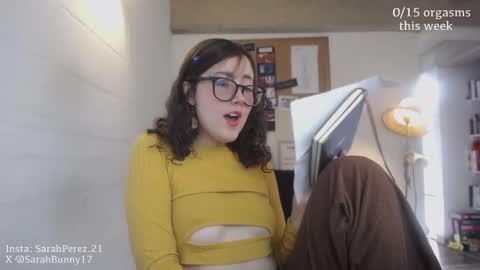 Snapshot of cherrybunny21 chatting on October 11, 2025, 6:17 pm Sarah Prez online show from October 11, 2025, 6:17 pm