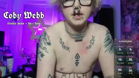 Snapshot of cobywebb chatting on March 13, 2026, 11:00 pm Coby Webb online show from March 13, 2026, 11:00 pm