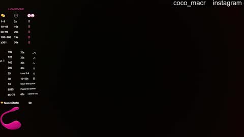coco_macr online show from March 25, 2026, 4:57 pm