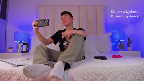 Snapshot of cody_johnsonn_ chatting on January 9, 2025, 8:01 pm CODY online show from January 9, 2025, 8:01 pm