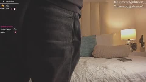 Snapshot of cody_johnsonn_ chatting on October 13, 2025, 8:31 pm CODY online show from October 13, 2025, 8:31 pm