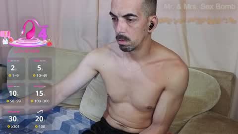 Snapshot of couple_sex_bomb chatting on April 2, 2026, 12:25 pm Mr. Mrs. Sex Bomb online show from April 2, 2026, 12:25 pm