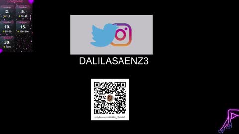 Snapshot of dalila_oficials chatting on January 10, 2025, 11:18 pm online show from January 10, 2025, 11:18 pm