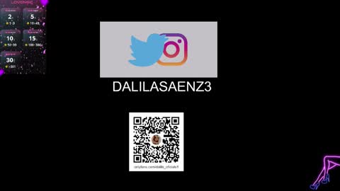 Snapshot of dalila_oficials chatting on January 12, 2025, 3:17 am online show from January 12, 2025, 3:17 am