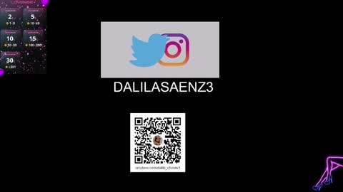 Snapshot of dalila_oficials chatting on February 21, 2025, 12:16 am online show from February 21, 2025, 12:16 am