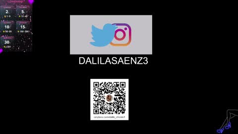 Snapshot of dalila_oficials chatting on March 7, 2025, 11:18 am online show from March 7, 2025, 11:18 am