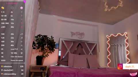 Snapshot of daphnne_tay chatting on March 10, 2025, 6:05 am dhapnne online show from March 10, 2025, 6:05 am